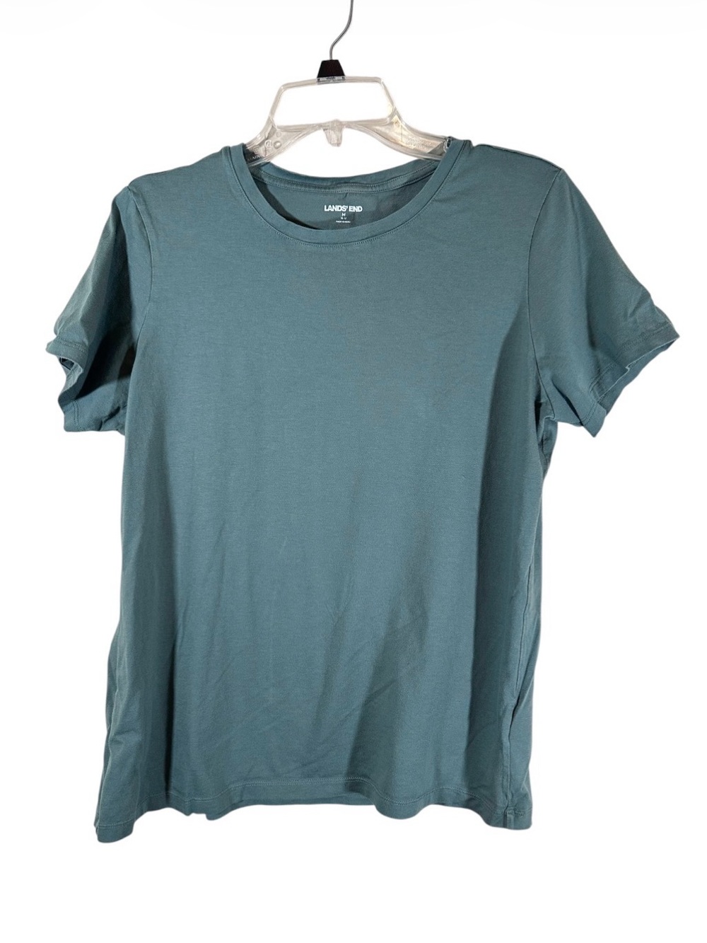 Lands End sage green cotton t shirt size men’s medium
